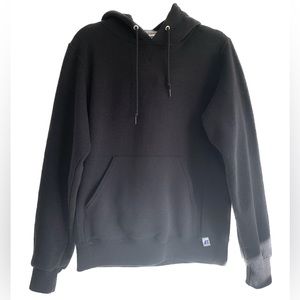 russell athletic hoodie black vintage